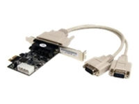 StarTech 2 Port RS232 PCI Express Serial Card with Power Output