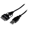 StarTech.com (0.65m 2 feet) Samsung Galaxy Tab Dock Connector or Micro USB to USB Combo Cable