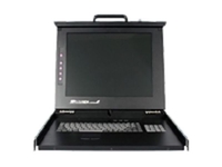 StarTech.com 1U 17" Rackmount LCD Console with 8 Port Multi-Platform KVM