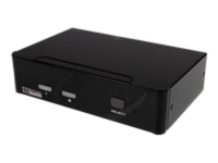 StarTech.com 2 Port DVI USB KVM Switch with Audio and USB 2.0 Hub - Dual Port DVI KVM Switch