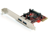 StarTech.com 2 Port SuperSpeed USB 3.0 PCI Express Card with SATA Power