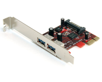 StarTech.com 2 Port SuperSpeed USB 3.0 PCI Express Card with SATA Power