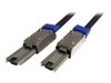 StarTech.com 2m External Mini SAS Cable - Serial Attached SCSI SFF-8088 to SFF-8088 - 2x SFF-8088 (M) - 2 meter,  Black