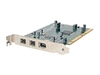 StarTech.com 3 Port 2b 1a PCI 1394b FireWire Adapter Card with DV Editing Kit