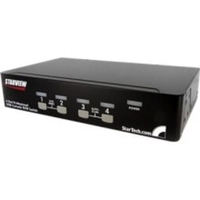 StarTech.com 4 Port 1U Rack Mount USB KVM Switch with OSD