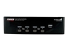StarTech.com 4 Port Dual DVI USB KVM Switch w/ Audio & USB Hub