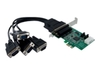 StarTech.com 4 Port Native PCI Express RS232 Serial Adapter Card with 16950 UART - PCIe RS232 Serial Card