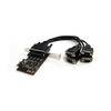 StarTech.com 4 Port RS232 PCI Express Serial Card w/ Breakout Cable