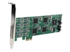 StarTech.com 8 Port Low Profile PCI Express RS232 Serial Adapter Card with 161050 UART