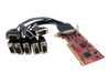 StarTech.com 8 Port Low Profile RS232 PCI Serial Card with 16950 UART - PCI Serial Adapter - PCI rs232 - PCI Serial Card