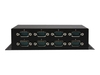 StarTech.com 8 Port USB to DB9 RS232 Serial Adapter Hub Industrial DIN Rail and Wall Mountable