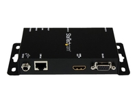 StarTech.com HDMI over Cat5 Video Extender with RS232 and IR Control - 100m (330 ft) -HDMI to Cat5 Extender Kit