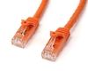 StarTech.com Orange Gigabit Snagless RJ45 UTP Cat6 Patch Cable - Patch Cord (3m)