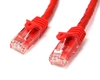 StarTech.com Red Gigabit Snagless RJ45 UTP Cat6 Patch Cable Patch Cord (3m)