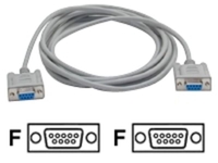 StarTech.com Serial Null modem cable - DB-9 (F) - DB-9 (F) - 3 m