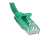 StarTech.com Snagless Cat6 UTP Patch Cable 7.6m Green
