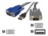 StarTech.com Ultra-Thin Keyboard / video / mouse (KVM) 3m cable