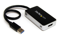 StarTech.com USB 3.0 to HDMI External Video Card Adapter w/ 1-Port USB Hub