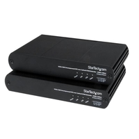 StarTech.com USB DVI over Cat 5e / Cat 6 KVM Console Extender with 1920x1200 Uncompressed Video - 330 feet (100m)
