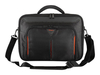 Targus Classic+ 17-18 Clamshell case with file section - Black/Red