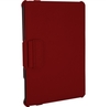 Targus iPad Vuscape Ultra Twill PU thin proffesional case with multi-viewing and typing angles , soft touch lining and integrated stylus holder in Red - THZ19502EU