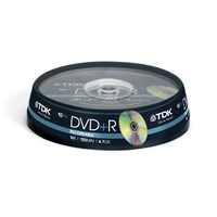 TDK 16x DVD+R 4.7GB 10 Pack Spindle