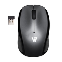 V7 Mouse Optical 2 4ghz Wireles - Usb Blk/gry 3 Button Blister In