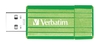 Verbatim 4GB PinStripe USB Drive (Green)