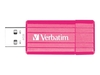 Verbatim 4GB PinStripe USB Drive (Pink)