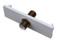 VISION TECHCONNECT V2 MODULE F AERIAL UK type Female to female F barrel. F connectors have a pin and threaded locking mechanism and are commonly found on Sky receivers. Note: uses imperial thread type.
