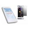 White Hybrid Case + LCD Screen protector & Cleaning Cloth - Sony Ericsson Aino