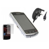 White ProGel Case LCD Screen Protector Mains Charger - Blackberry 9500 Storm