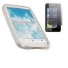 White Twin Pack ProGel Skin Case & LCD Screen Protector - HTC HD7