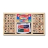 Wooden Alphabet Stamp Set - Melissa & Doug