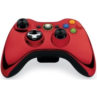 Xbox 360 Special Edition Red Chrome Series Controller.