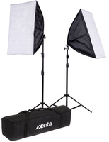 Xenta 1000W Professional Photo Studio Continuous Lighting Kit Soft Boxes
