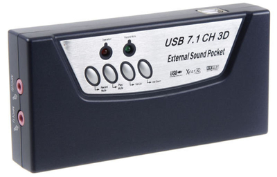 Xenta External USB2.0 8
Channel Sound Card