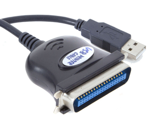 Xenta USB To Parallel Printer (DB36 Pin) Converter Cable - 145cm length