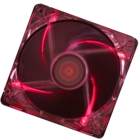 Xilence Transparent Led (120mm) Case Fan With Led Light (red)