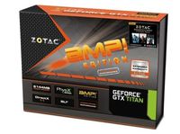 Zotac GTX TITAN AMP! 6GB GDDR5 Dual DVI HDMI DisplayPort PCI-E Graphics Card