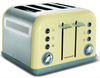 MORPHY RICHARDS 242003 Accents 4 Slice Toaster - Cream