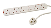 Tacima 4 Way Surge Protector Extension Lead - 2M
