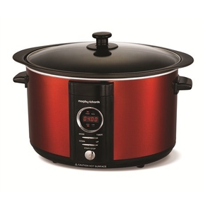 6.5L Red Digital Sear and Stew Slow Cooker