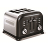 Accents Black 4 Slice Toaster