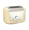 Accents Vintage Cream Plastic 2 Slice Toaster