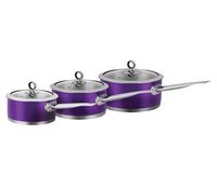 Plum 3 Piece Pan Set