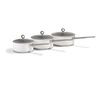 White 3 Piece Pan Set