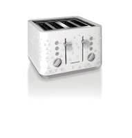 White Prism 4 Slice Toaster