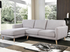 Enya Grey Fabric Left Facing Corner Sofa