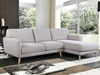 Enya Grey Fabric Right Facing Corner Sofa